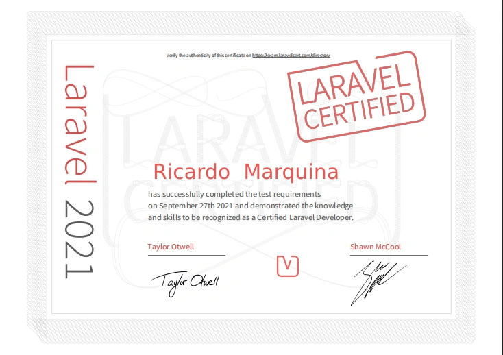 Certificate_Laravel